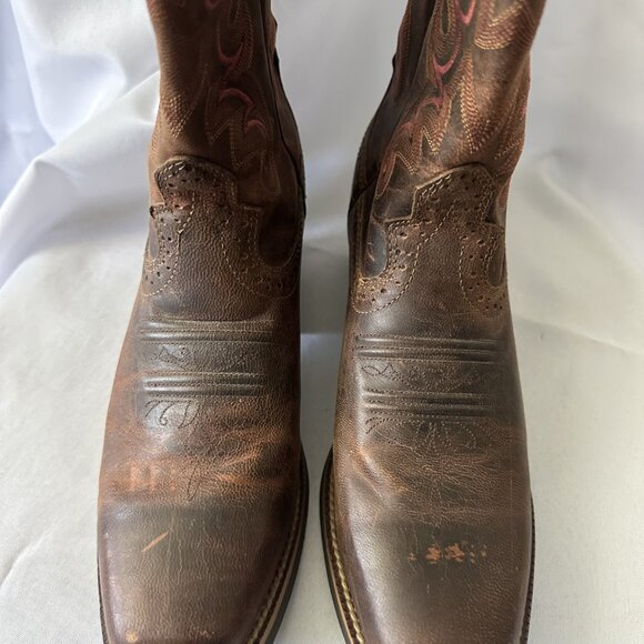 Justin Womens Boots SVL7319 Sevana Coffee Brown Size 9B LIKE NEW - Picture 2 of 8